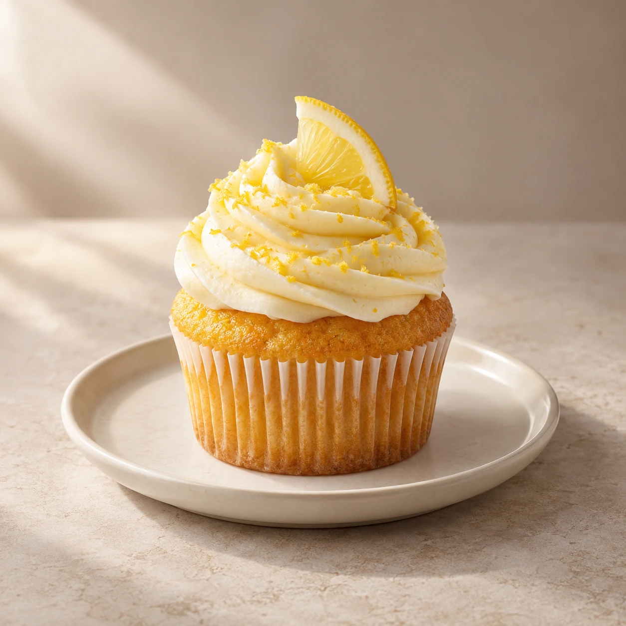 Lemon cupcake