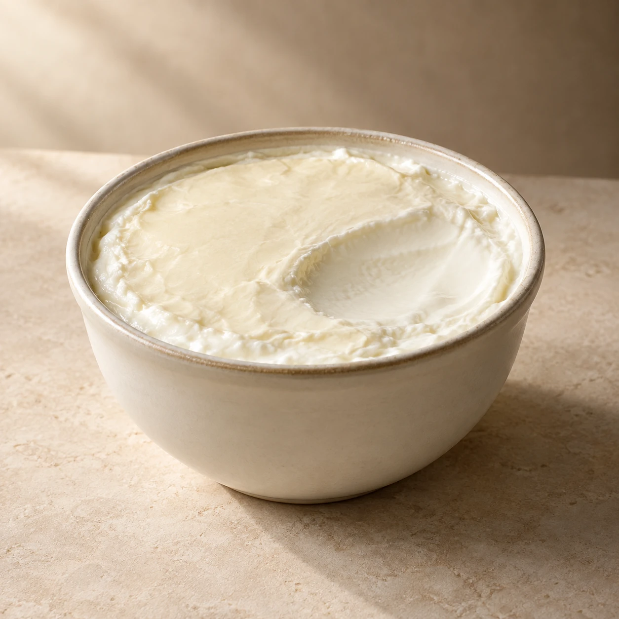 Traditional cow's milk yoghurt